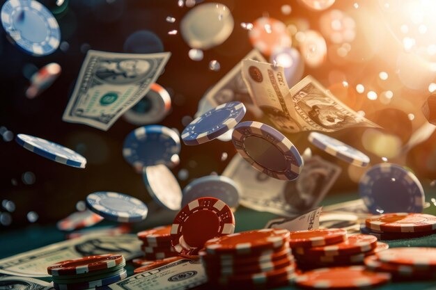 Live dealer dealing tiles in Qiu Qiu game